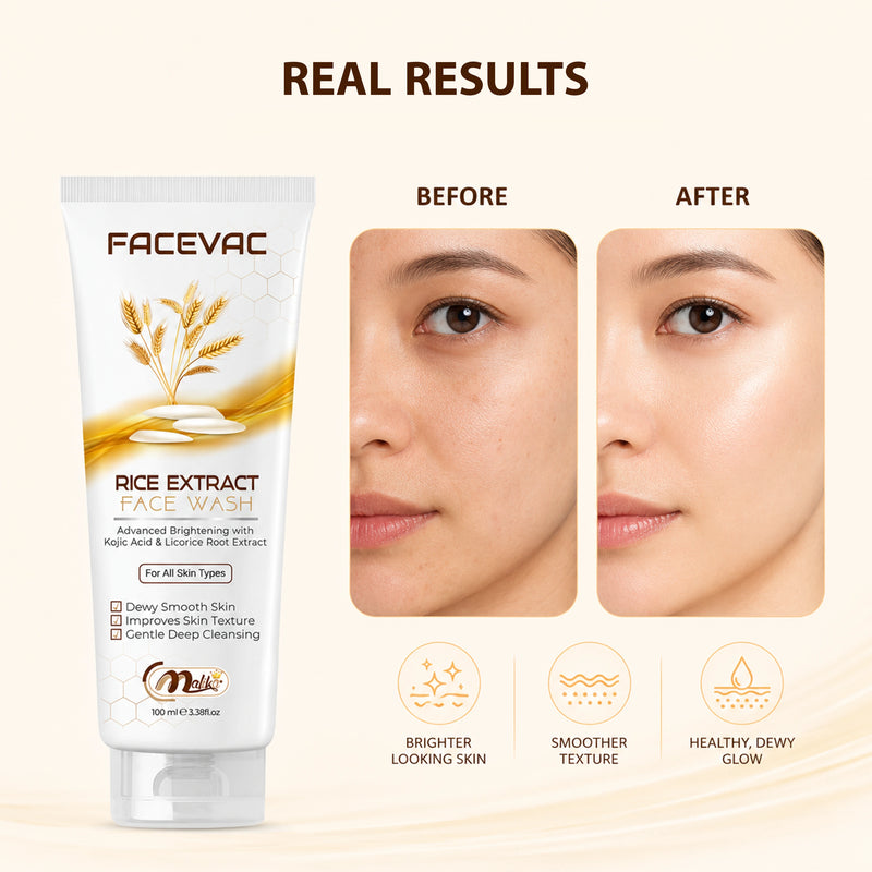 FaceVac- Rice Extract Facewash