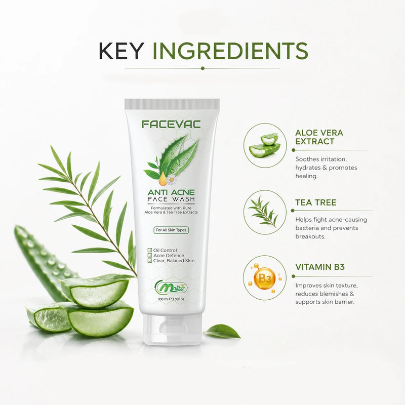 FaceVac- Anti-Acne Facewash