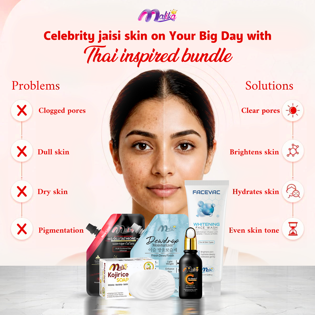 Gluta-Thai Bridal Whitening Kit
