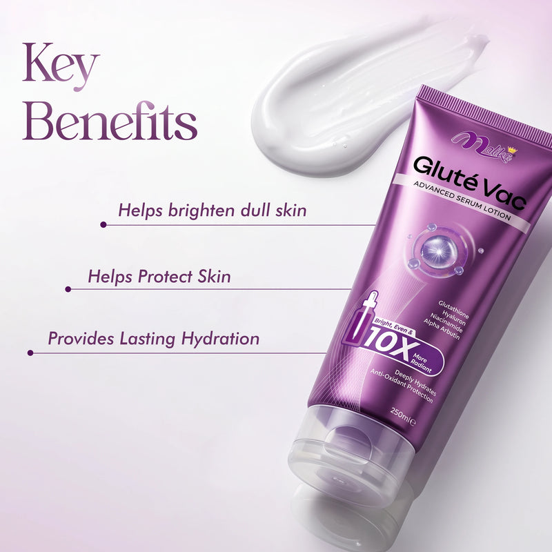 Gluté Vac Advance Serum Lotion with 10x Bright & Even Care