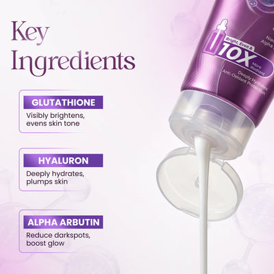 Gluté Vac Advance Serum Lotion with 10x Bright & Even Care