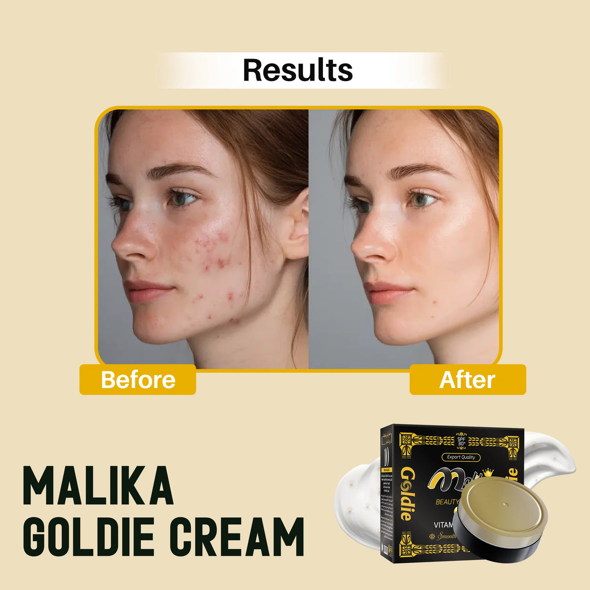 Malika Goldie Beauty cream