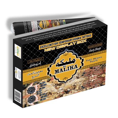 Malika Black Fast Henna Paste Cone