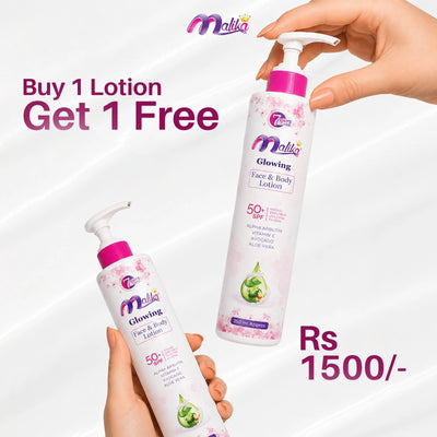 Buy 1 Get 1 Offer Malika GLOWING Face & Body Lotion