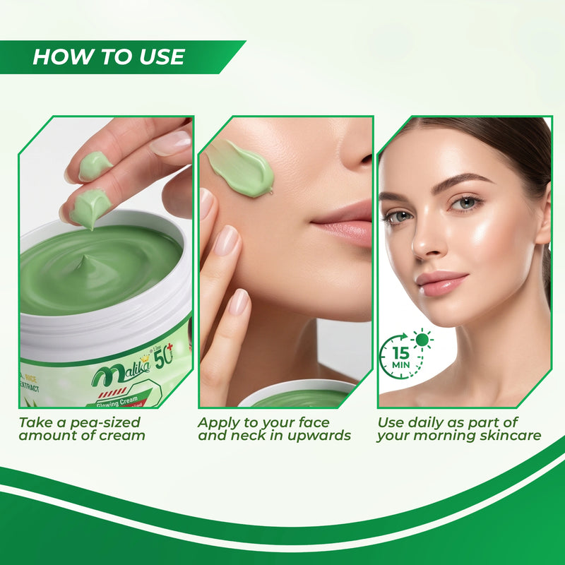 MALIKA SPF 50+ GLOWING  CREAM