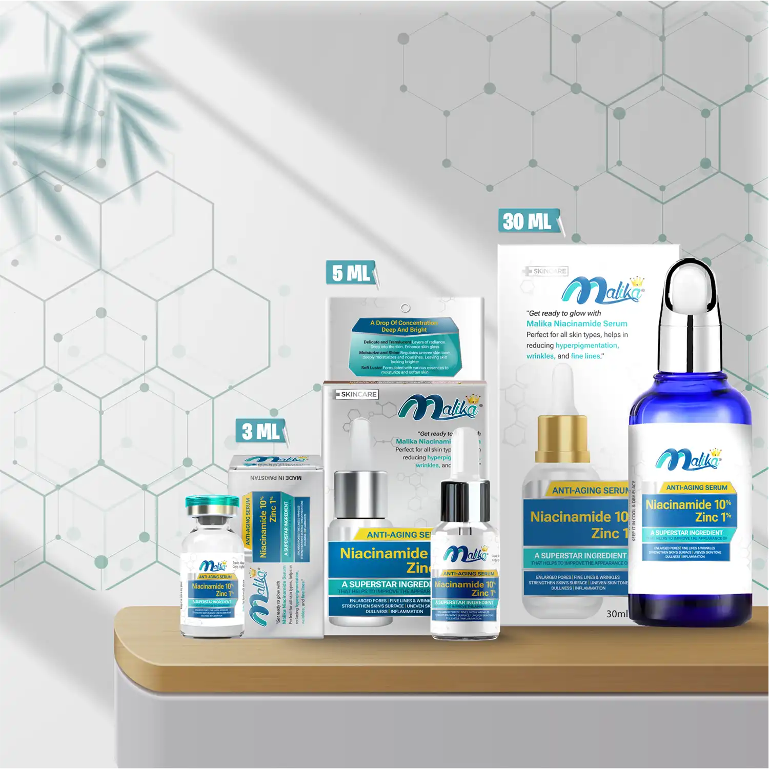 Malika Niacinamide 10% + Zinc 1% Serum