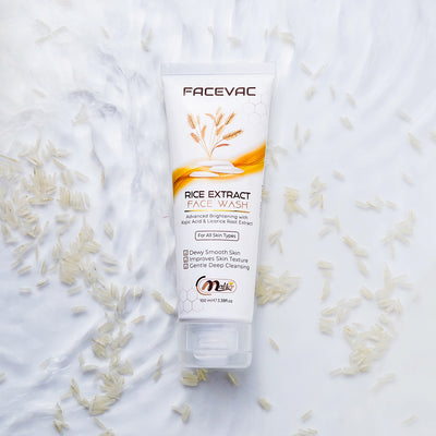 FaceVac- Rice Extract Facewash