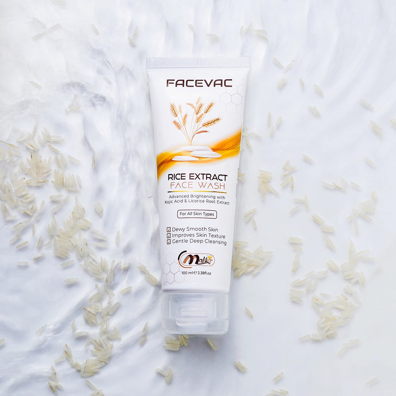 FaceVac- Rice Extract Facewash