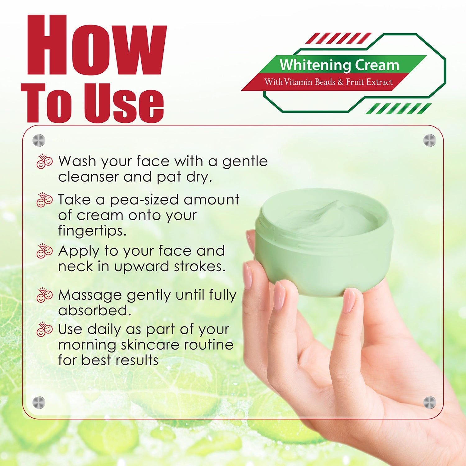 MALIKA SPF 50+ GLOWING  CREAM