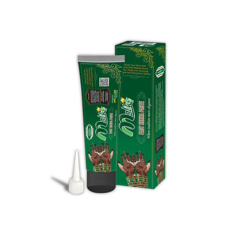 Malika Brown Henna Tube with Nozzle